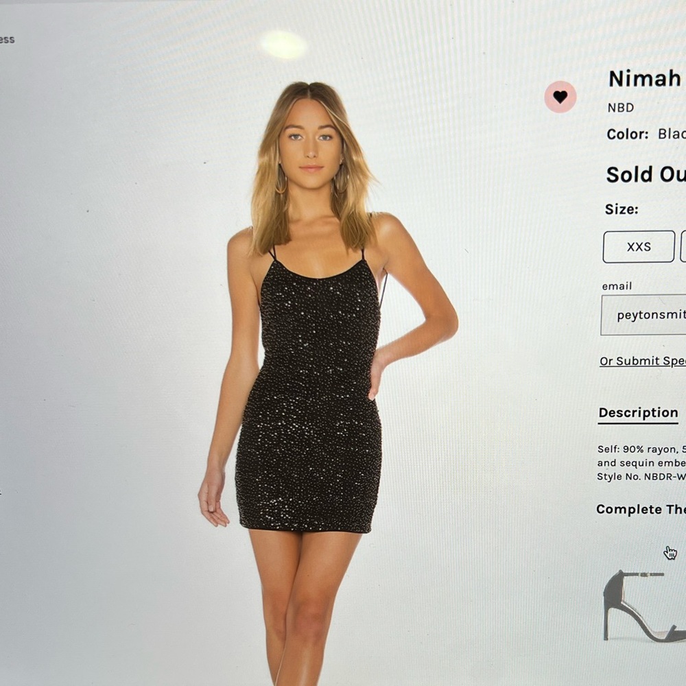 Sold out NBD revolve dress size small!! Only worn once, perfect condition!!